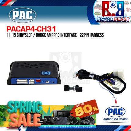 PAC AP4-CH31 AmpPRO Interface to Suit Chrysler/Dodge/Maserati 2011-2015