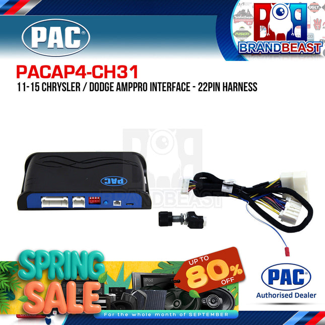 PAC AP4-CH31 AmpPRO Interface to Suit Chrysler/Dodge/Maserati 2011-2015