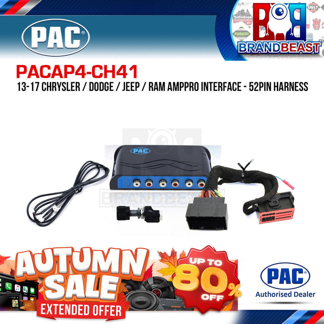 PAC AP4-CH41 AmpPRO Interface To Suit Chrysler/Dodge/Jeep/Ram/Maserati 2013-2019