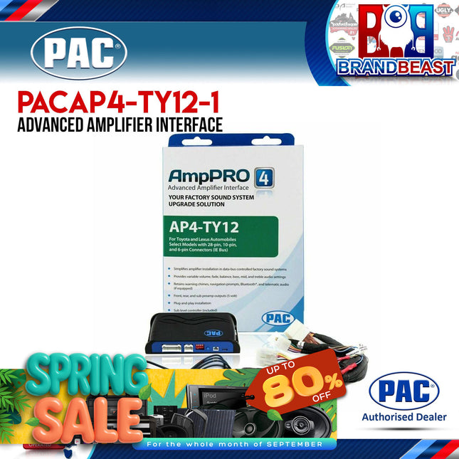 PAC AP4-TY12 AmpPRO Integration Interface to Suit Toyota/Lexus 2013-2018