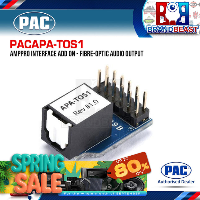 PAC PACAPA-TOS1 Toslink Fiber-Optic Audio Output
