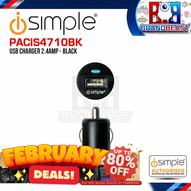 iSimple PACIS4710BK USB Fast Charger