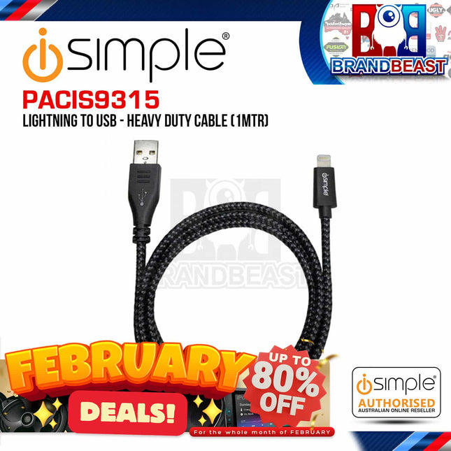 iSimple PACIS9315 1-Meter uLinxMAX USB To Lightning Connector