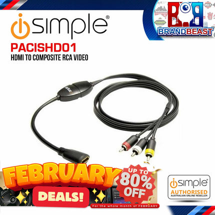 iSimple PACISHD01 MediaLinx HDMI To RCA Adaptor