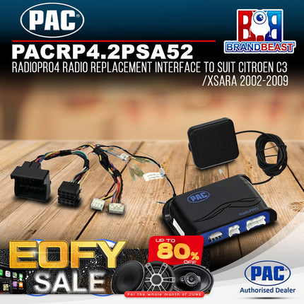 PAC RP4.2PSA52 RadioPRO4 Radio Replacement Interface Suit Citroen C3/XSara 2002-2009