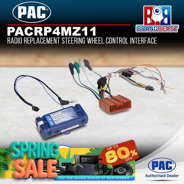 PAC RP4MZ11 RadioPRO4 Radio Replacement Interface To Suit Mazda 2006-2015