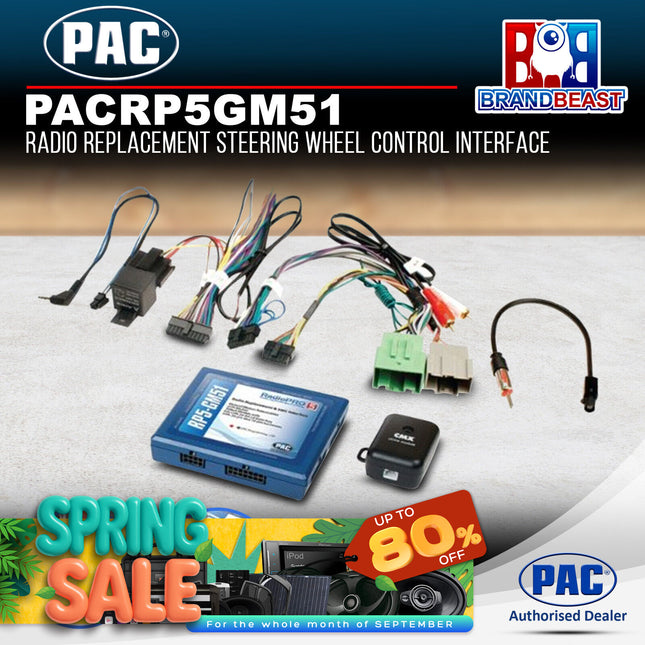 PAC RP5GM51 RadioPRO5 Radio Replacement Interface Suit Chevrolet/Holden 2015-'18