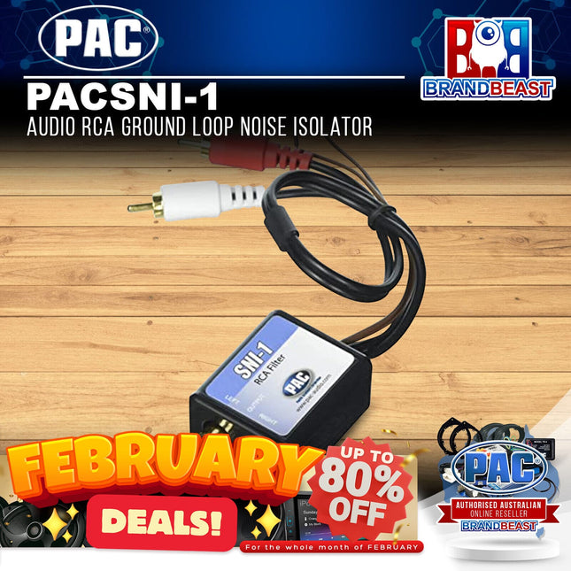 PAC PACSNI-1 Audio RCA Ground Loop Noise Isolator