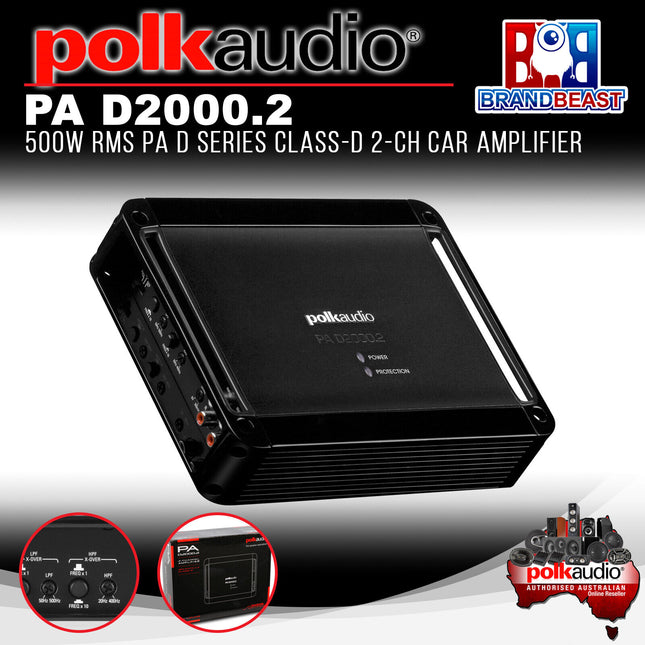 Polk Audio PA D2000.2 PA D Series 2-Channel Class D Amplifier