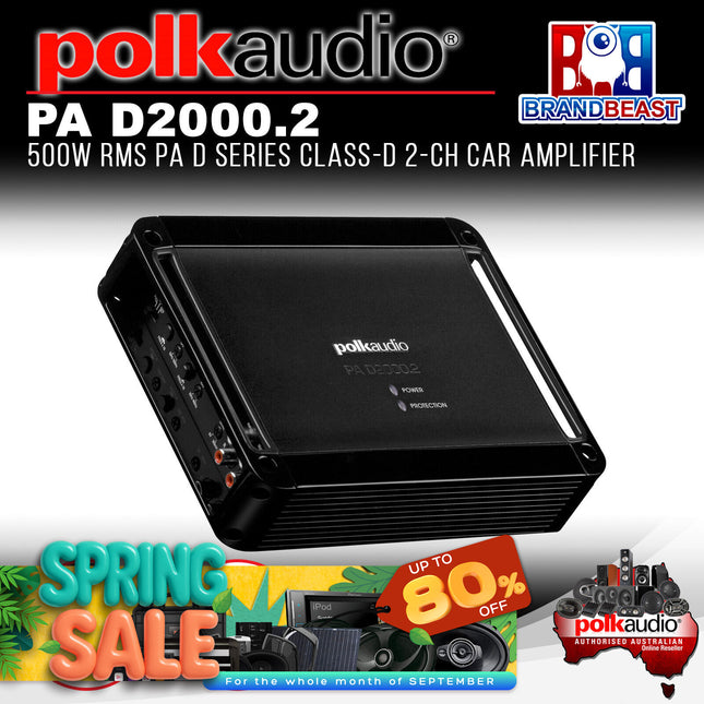 Polk Audio PA D2000.2 PA D Series 2-Channel Class D Amplifier