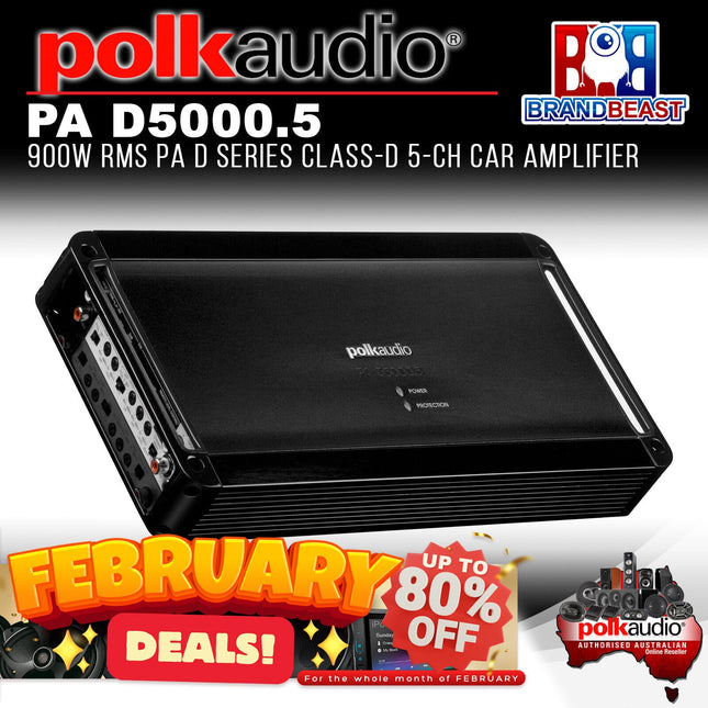 Polk Audio PA D5000.5 PA D Series 5-Channel Class D Amplifier