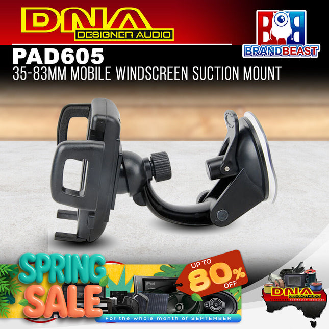 DNA PAD605 35-83mm Mobile Windscreen Suction Mount