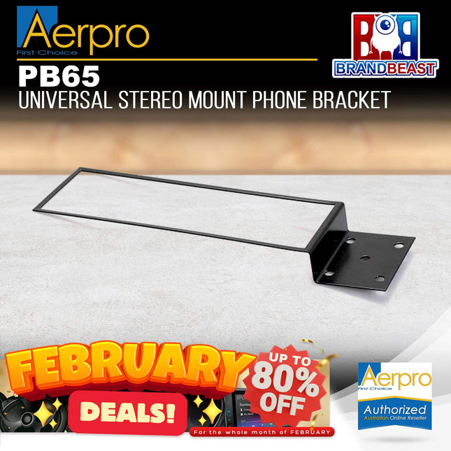 Aerpro PB65 Universal Stereo Mount Phone Bracket