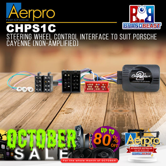 Aerpro CHPS1C Steering Wheel Control Interface Suit Porsche Cayenne