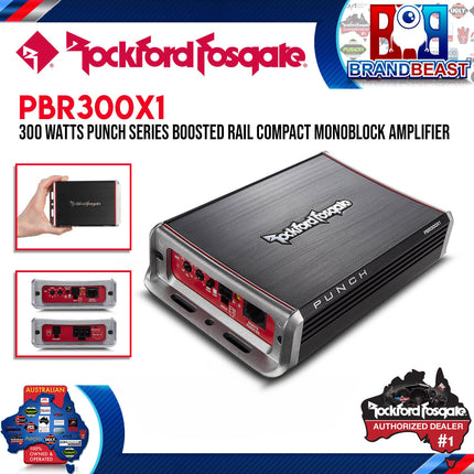 Rockford Fosgate PBR300X1 Punch 300 Watt Mono Amplifier