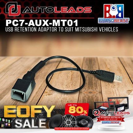 Autoleads PC7-AUX-MT01 USB Retention Adaptor To Suit Mitsubishi Vehicles