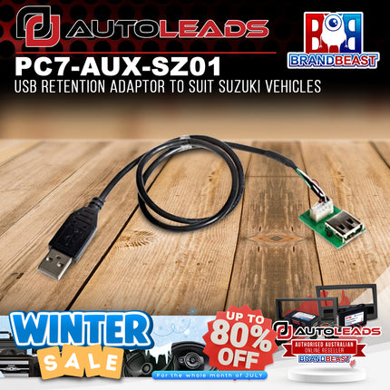Autoleads PC7-AUX-SZ01 USB Retention Adaptor To Suit Suzuki Vehicles