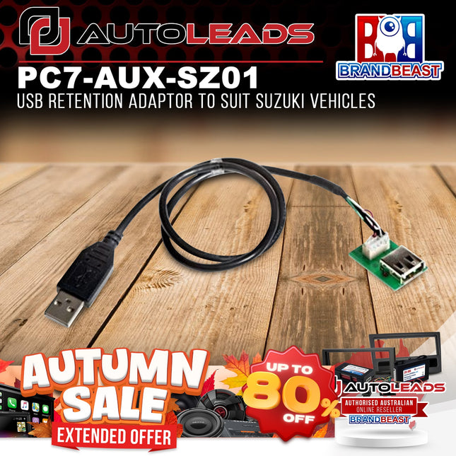 Autoleads PC7-AUX-SZ01 USB Retention Adaptor To Suit Suzuki Vehicles