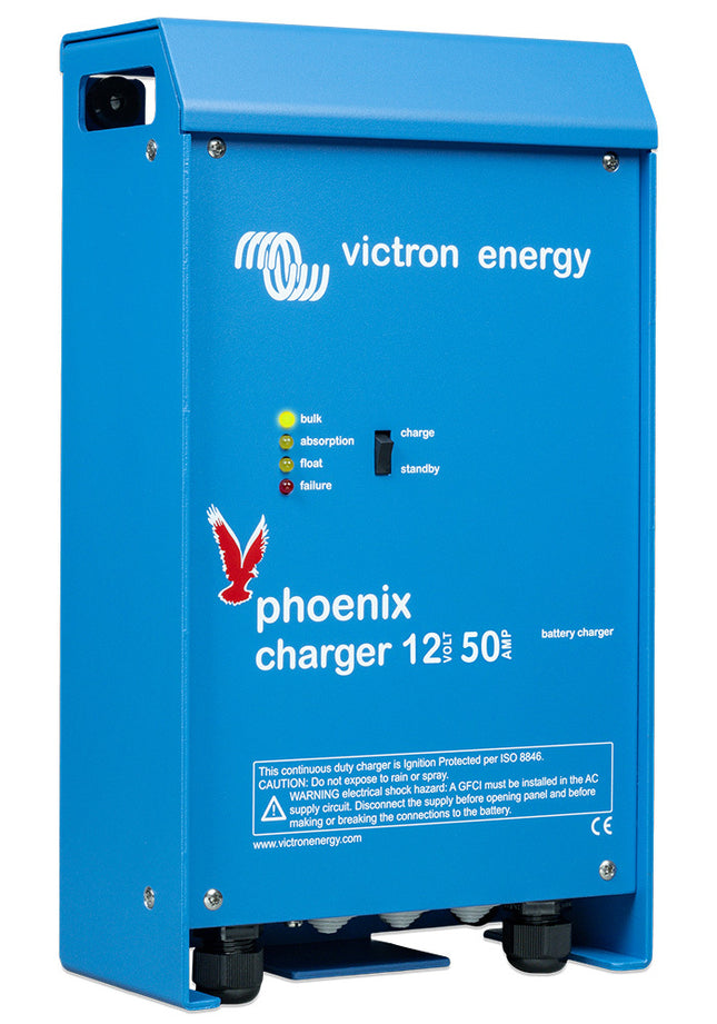 Victron Energy PCH012050001 Phoenix Battery Charger 12/50(2+1) 120-240V