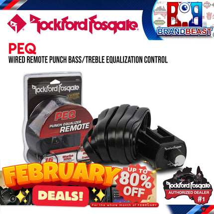 Rockford Fosgate PEQ Remote Punch EQ (2007+ Amps)