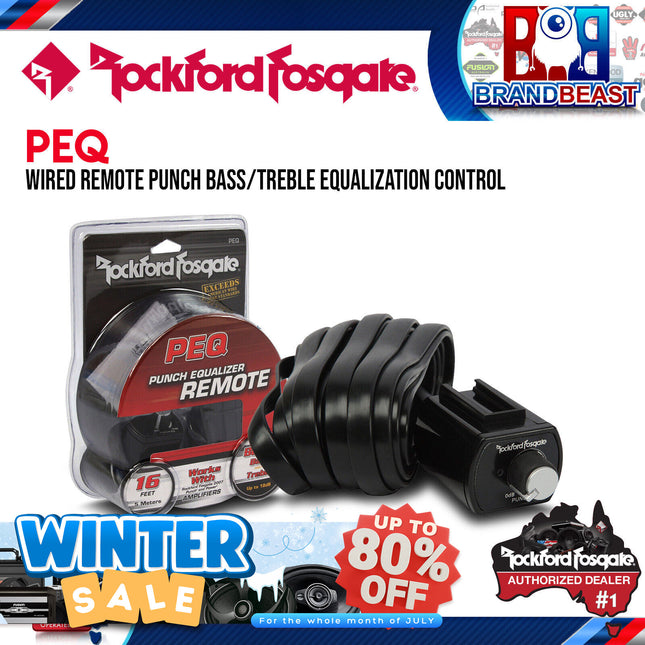 Rockford Fosgate PEQ Remote Punch EQ (2007+ Amps)