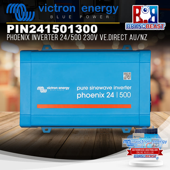 Victron Energy PIN241501300 Phoenix Inverter 24/500 230V VE.Direct AU/NZ