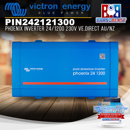 Victron Energy PIN242121300 Phoenix Inverter 24/1200 230V VE.Direct AU/NZ