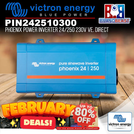 Victron Energy PIN242510300 Phoenix Power Inverter 24/250 230V VE.Direct