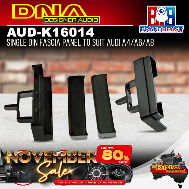 DNA AUD-K16014 Single DIN Fascia Panel For Audi A4/A6/A8