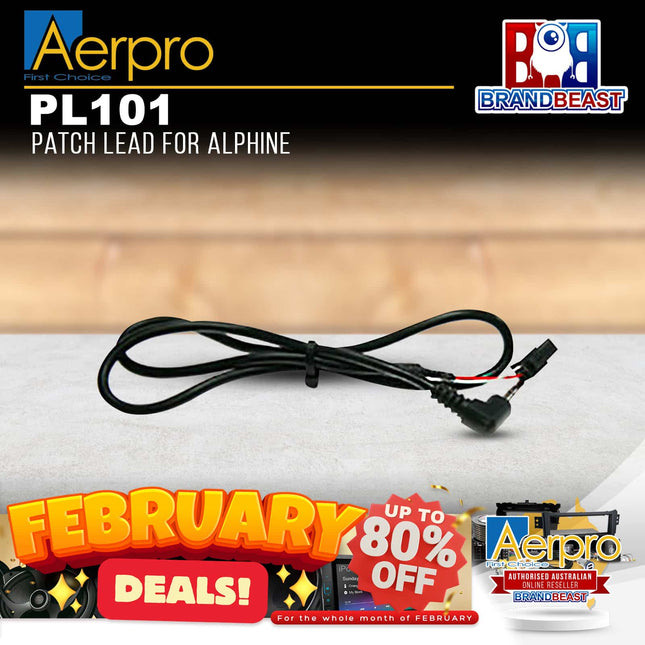 Aerpro PL101 Patch Lead For Alphine