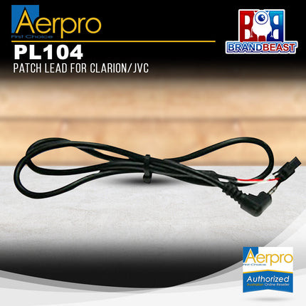 Aerpro PL104 Patch Lead for Clarion/JVC