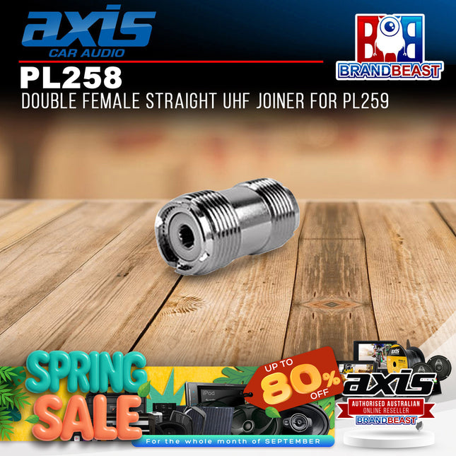 Axis PL258 Straight UHF Joiner