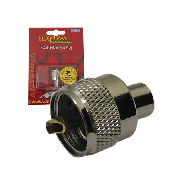 DNA PL259 UHF Solder Type Plug – Professional RG58 Connector