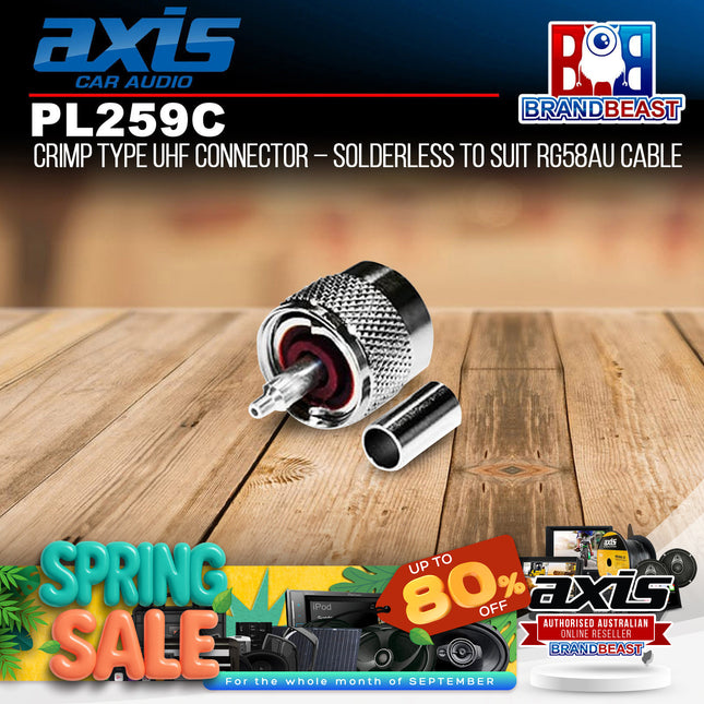 Axis PL259C UHF Connector Solderless