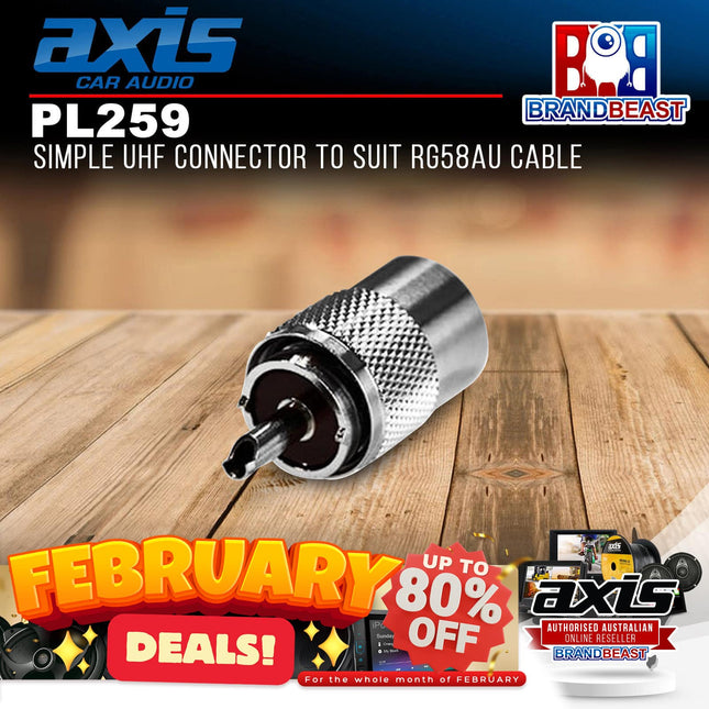 Axis PL259 UHF Connector