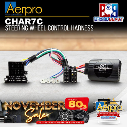 Aerpro CHAR7C Steering Wheel Control Harness Suit Alfa Romeo Giulietta/Mito