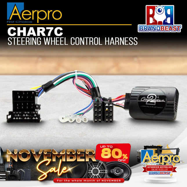 Aerpro CHAR7C Steering Wheel Control Harness Suit Alfa Romeo Giulietta/Mito