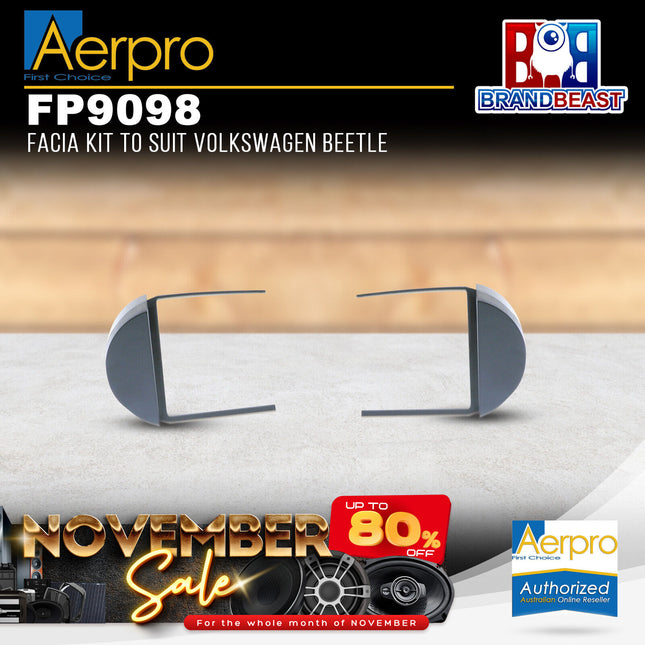 Aerpro FP9098 Single DIN Facia Kit to Suit Volkswagen Beetle