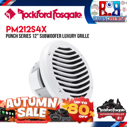 Rockford Fosgate PM212S4X Punch Marine 12" SVC 4-Ohm Subwoofer - Luxury