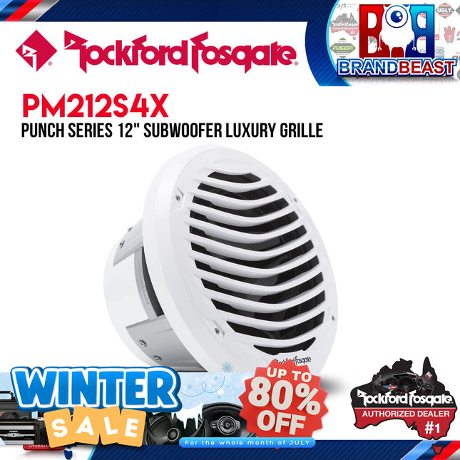 Rockford Fosgate PM212S4X Punch Marine 12" SVC 4-Ohm Subwoofer - Luxury