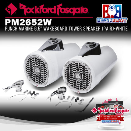 Rockford Fosgate PM2652W Punch Marine 6.5" Wakeboard Tower Speaker