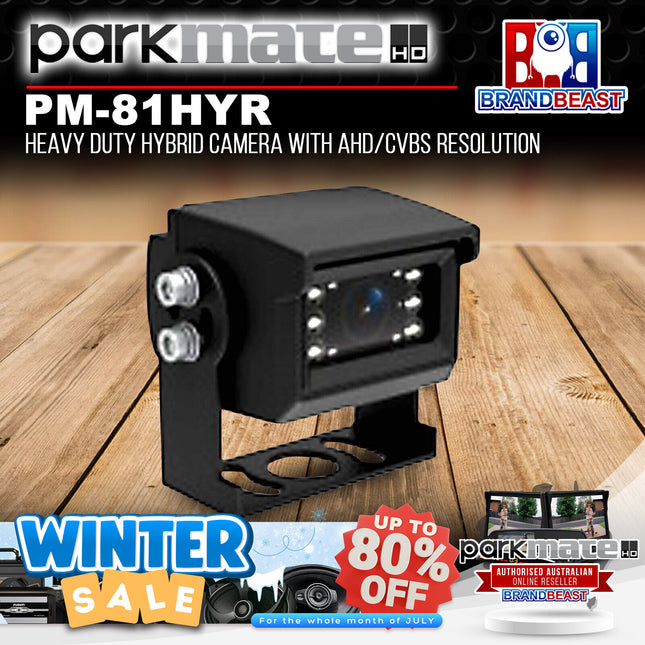 Parkmate PM-81HYR Heavy Duty Hybrid Camera with AHD/CVBS Resolution