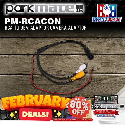 Parkmate PM-RCACON RCA To OEM Adaptor Camera Adaptor