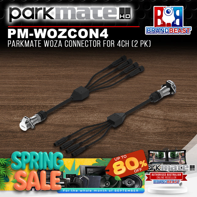 Parkmate PM-WOZCON4 4 Channel Heavy Duty Woza Connector Cable (2 PK)