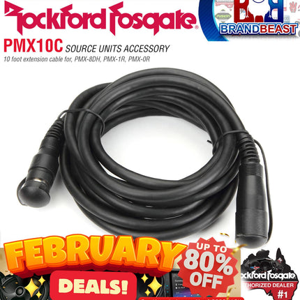 Rockford Fosgate PMX10C Punch Marine 10 Foot Extension Cable