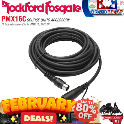 Rockford Fosgate PMX16C Punch Marine 16 Foot Extension Cable