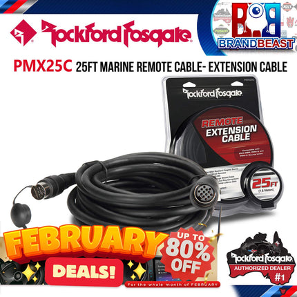 Rockford Fosgate PMX25C Punch Marine 25 Foot Extension Cable