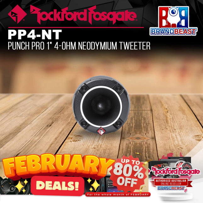 Rockford Fosgate PP4-NT Punch Pro 1" 4-Ohm Neodymium Tweeter