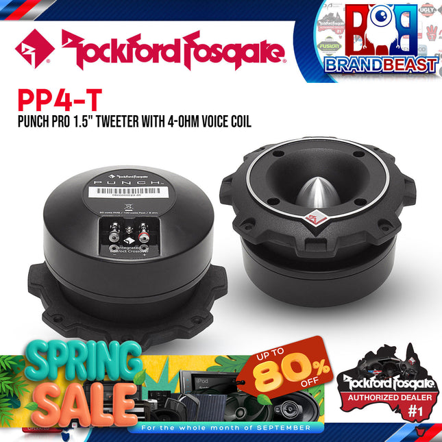 Rockford Fosgate PP4-T Punch Pro 1.5" 100W 4-Ohm Tweeter