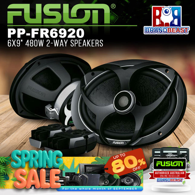 Fusion PP-FR6920 6x9" 480W 2-Way Speakers
